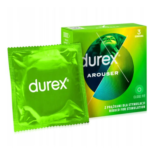 Презервативи Durex Arouser з ребристою текстурою для незабутніх відчуттів 3 шт - 72822306