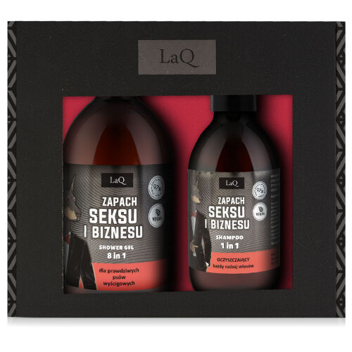 Запах Сексу і Бізнесу - набір для чоловіків гель для душу та шампунь - 71368969