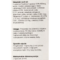 Дієтична добавка з гуараною та цинком GUARANA ZN SPECIAL для жінок і чоловіків 100 мл - 72530632 - 2