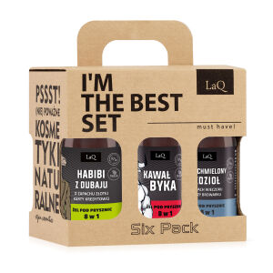 LAQ веганський набір гелів для душу для чоловіків ЧИСТЬОПАК 6x100 мл - 78609627