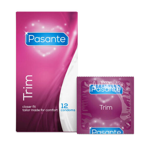 Pasante Trim тісніші презервативи краще прилягають 12 шт - 78520239