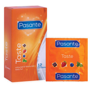 Pasante Taste ароматизовані презервативи 12 шт - 72532246
