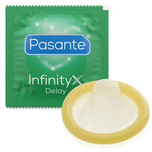 Pasante Delay Infinity "X" презервативи, що затримують еякуляцію, 1 шт - 78075444