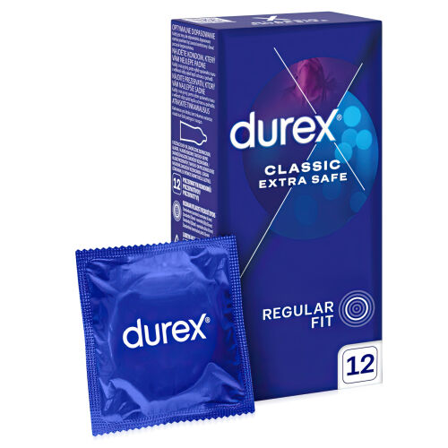 Durex Classic Extra Safe міцніші посилені презервативи 12 шт - 78404279