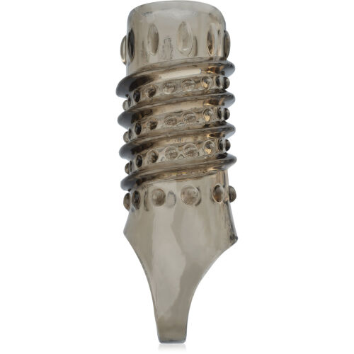 ЕЛЕВАЯ НАКЛАДКА НА ПЕНИС И ЯИЧКИ С МАССИРУЮЩИМИ ВЫПУКЛОСТЯМИ - 74445391