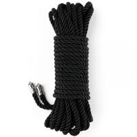 Rebellion чорна мотузка для зв'язування bondage BDSM 10 м - 79901592 - 5