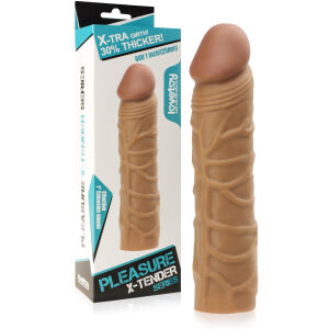 НАКЛАДКА ДЛЯ УТОРЩЕНИЯ И УДЛИНЕНИЯ ПЕНИСА С КИБЕРКОЖИ РЕАЛИСТИЧНЫЕ ФОРМЫ - 74720601