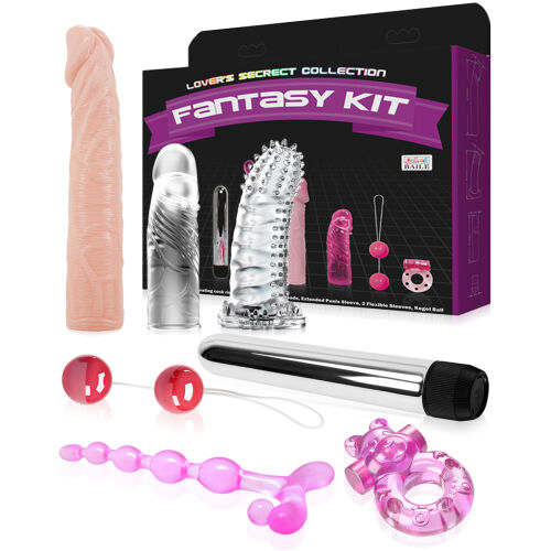 FANTASY KIT 7 ЭЛЕМЕНТОВ - НАБОР СЕКСУАЛЬНЫХ ИГРУШЕК ДЛЯ ПАР - 79819678