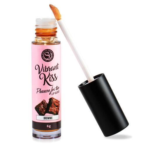 Vibrant Kiss Brownie смаковий блиск для губ-вібратор у рідині - 72441174