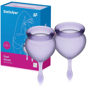 Satisfyer feel good - менструальна чаша набір 2 шт. - 73402844