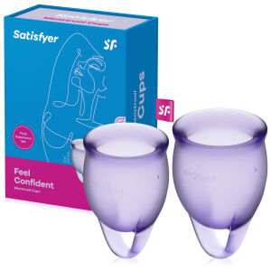 Satisfyer feel confident - менструальна чаша набір 2 шт. - 70618803