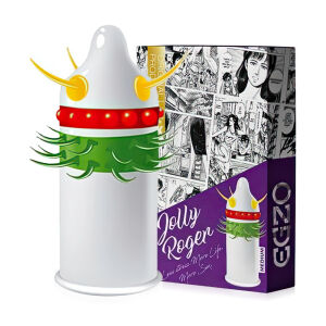Презерватив з виступами EGZO Jolly Roger - 74117403