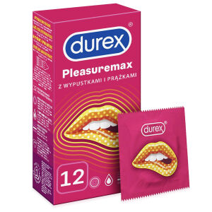 Презервативи DUREX Pleasuremax з виступами та смужками 12 шт - 78306473