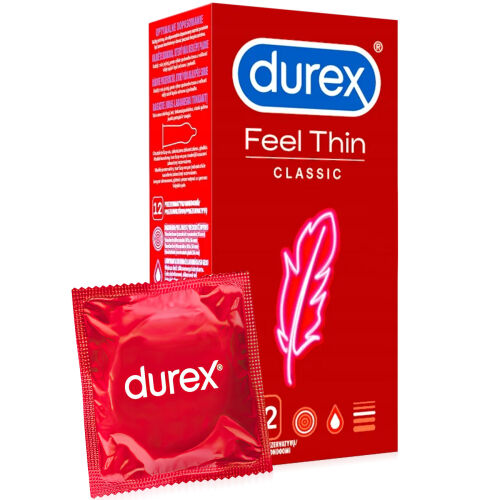Durex Feel Thin Classic тонкі презервативи 12 шт - 71681659