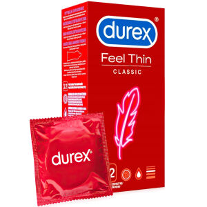 Durex Feel Thin Classic тонкі презервативи 12 шт - 71681659