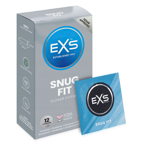 Презерватив EXS SNUG CLOSER FIT 12 шт тісніший краща посадка - 70678269