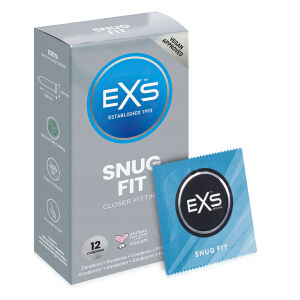 Презерватив EXS SNUG CLOSER FIT 12 шт тісніший краща посадка - 70678269