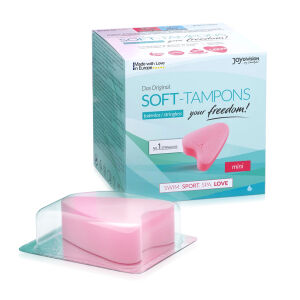 Тампони-губки для використання під час сексу SOFT TAMPONS MINI 3 шт - 72165692