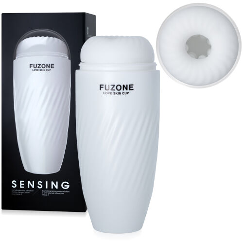 М'яка штучна вагіна в елегантній білій тубі мастурбатор - 72542874