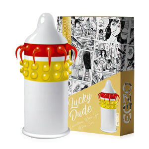 Презерватив з виступами EGZO Lucky Dude - 76577099