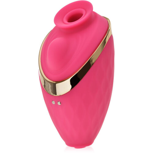 Двомоторний повітряний масажер з всмоктуючо-вібруючим дзьобиком і рухомим язичком - 72908095