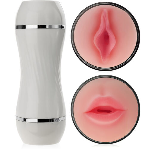 Двосторонній мастурбатор для чоловіків штучна піхва і рот - 70096930