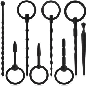 Силіконовий дилатор 8 штук - набір для стимуляції сечовипускного каналу - 75750455