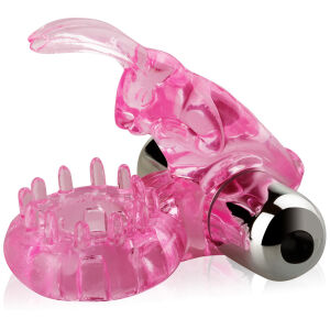 ГЕЛЕВОЕ КОЛЬЦО С КРОЛИКОМ - 10 ФУНКЦИЙ ВИБРАЦИЙ - LBB 010132-1