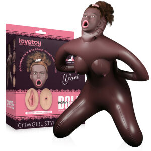 Реалістична секс лялька 98 см 3 отвори коричнева – 77973647