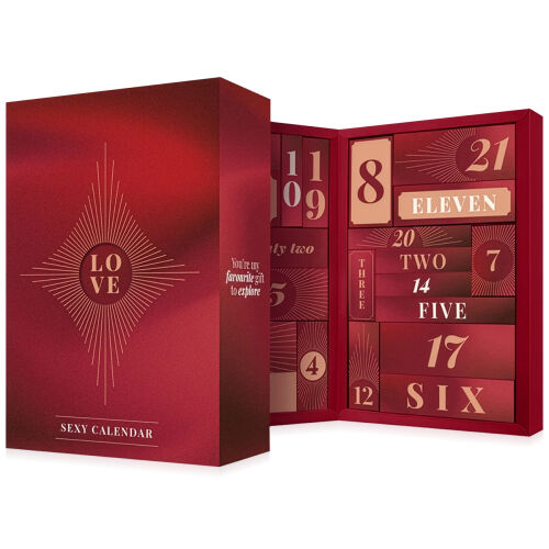 Адвент-календар з еротичними аксесуарами для пар Dreamtoys - 73823134