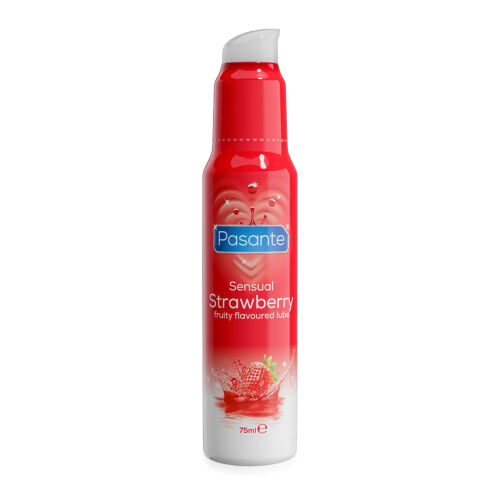 Pasante Strawberry — лубрикант зі смаком полуниці, 75 мл — 73624647
