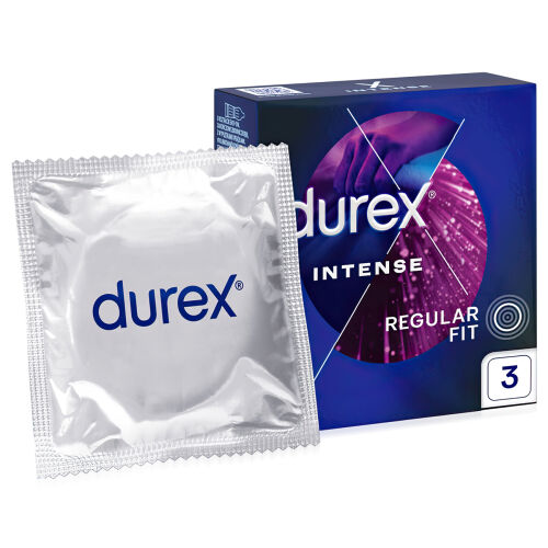 Durex Intense Презервативи з виступами і спеціальним лубрикантом 3 шт - 71455409