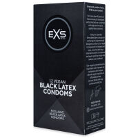 Презервативи з чорного латексу EXS BLACK LATEX, 12 шт. — 78496749 - 2